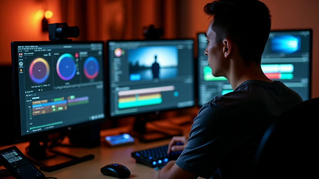 Colour correction interface with a colour wheel and histograms
