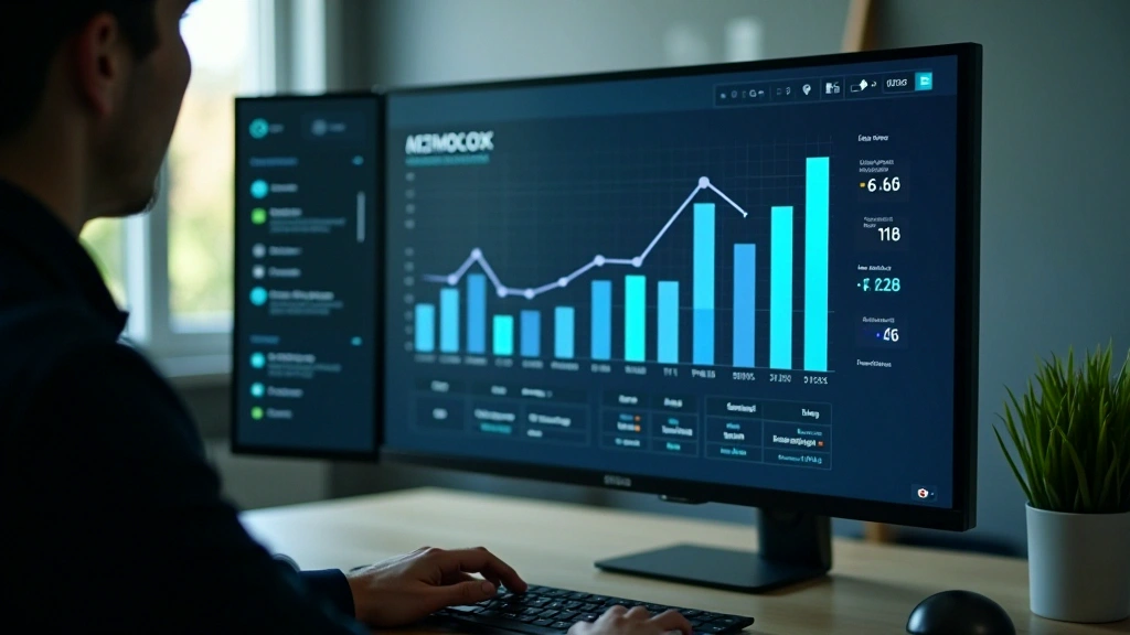 Animated statistics with growing bars and changing numbers